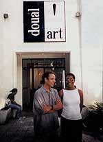 Marilyn Douala Bell with Didier Schub