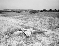 Unidentified memorial in the desert, south of Namibe I