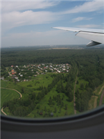 View from the plane's window