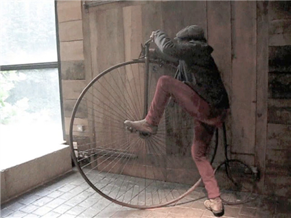1876 (On the Penny-Farthing)