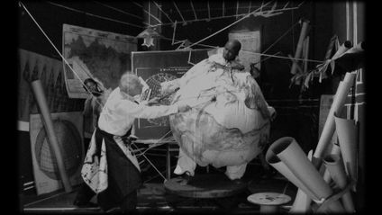 Refuse the Time (video projection detail)