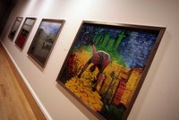 Installation view of Tracey Rose's 'Ciao Bella: Ms Cast' series, by Neil Hoyle Photography