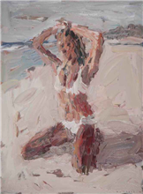 Girl on Beach 