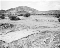 Floor slab, temporary military base, Riemvasmaak
