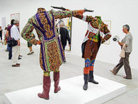 Installation view of the African Pavilian, Venice Biennale 2007