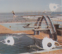 Jumping off the Sea Point Swimming Pool High Board