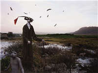 Harbinger in correctional uniform, lost marsh