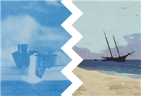 The Amersfoort, with a Cargo of Slaves, Arrives at Table Bay & Aground