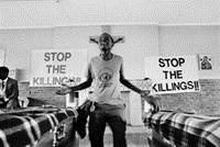 Funeral of two youths abducted and killed in the Natal War, Mpophomeni, KwaZulu Natal