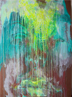 Painted Portrait - Green