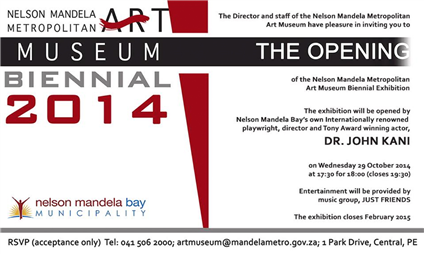 NELSON MANDELA METROPOLITAN ART MUSEUM BIENNIAL